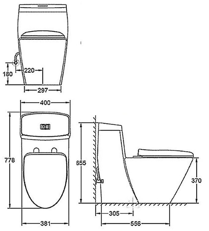 Bồn Cầu 1 Khối Grohe 39316000 Projectline