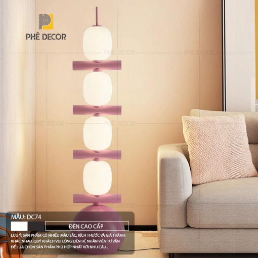 Nhờ thiết kế ấn tượng, đèn cây đứng DC74 có thể trở thành tâm điểm ở nhiều vị trí khác nhau trong ngôi nhà