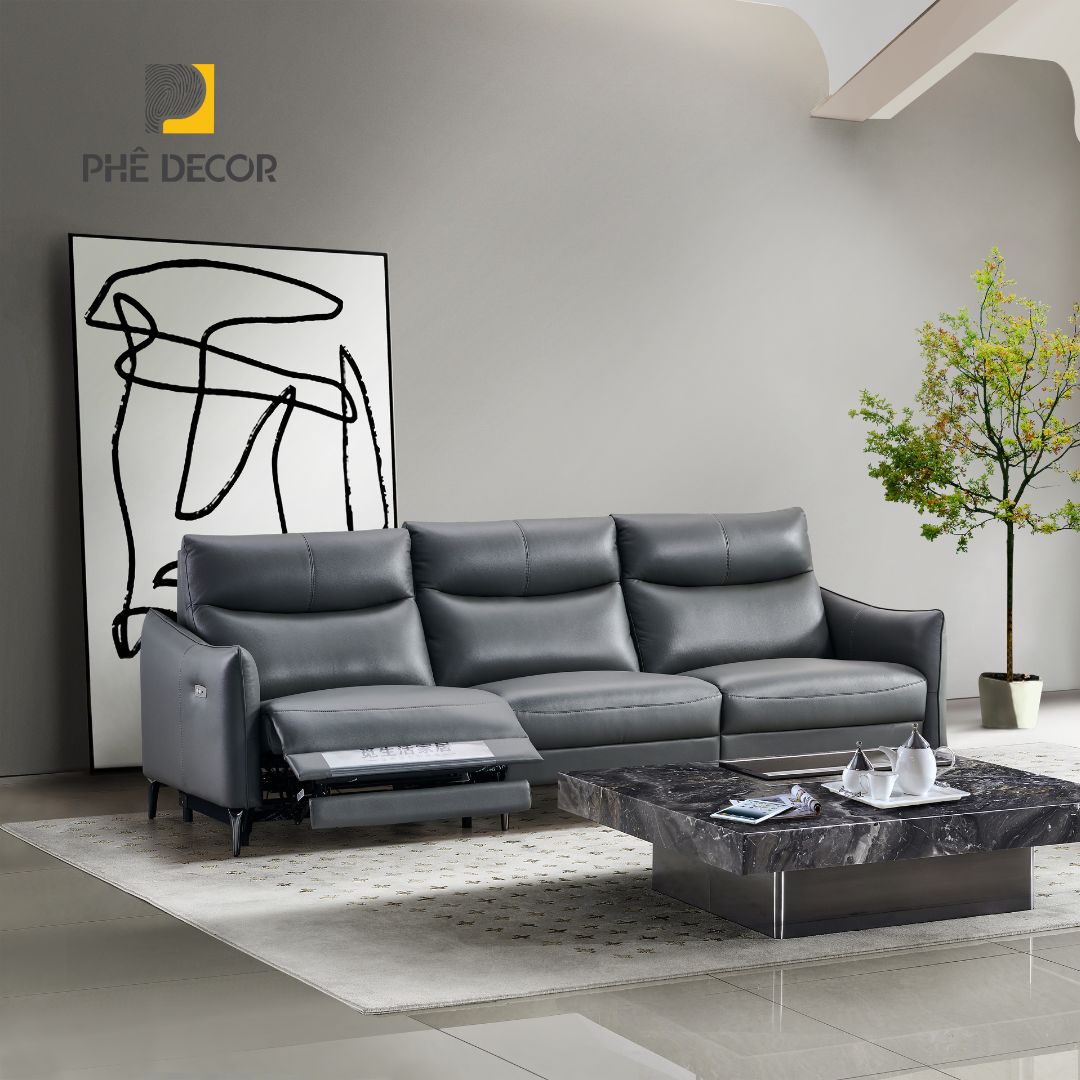 Ghế sofa chỉnh điện SCD8855A: Nơi Nghệ Thuật Chế Tác Thủ Công Lên Tiếng