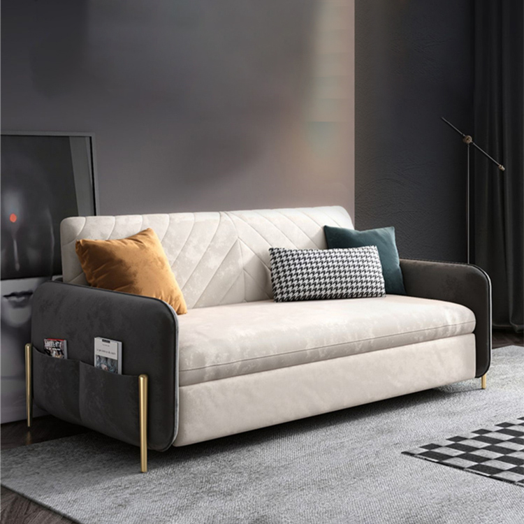 Giá của sofa giường cao cấp bị ảnh hưởng chính bởi chất liệu cấu thành, công nghệ tích hợp, thiết kế và thương hiệu