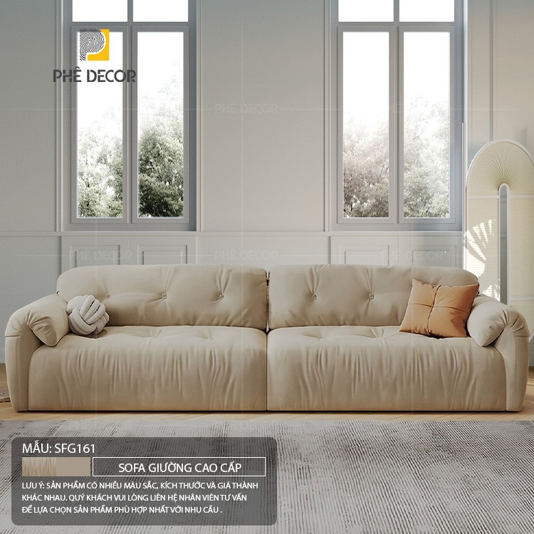 Madeline SFG161 là dòng sofa giường tự động với chức năng điều khiển tự động