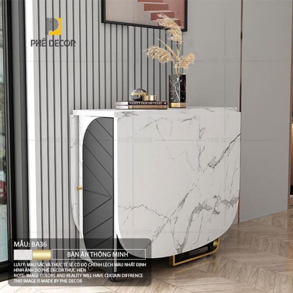 Bàn ăn gấp gọn thông minh Mileva BA36 - Ảnh 2