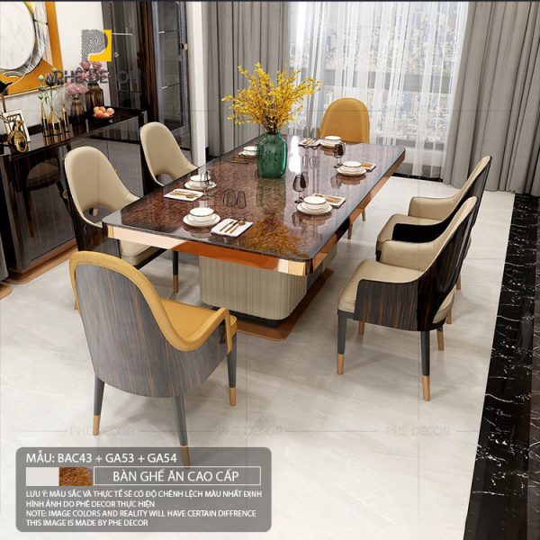 Adela BAC43 - Bàn Ăn Cao Cấp