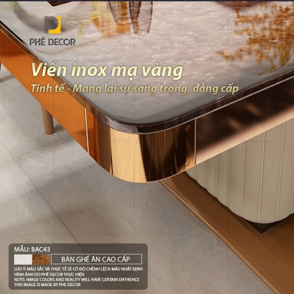 Adela BAC43 - Bàn Ăn Cao Cấp - Ảnh 9