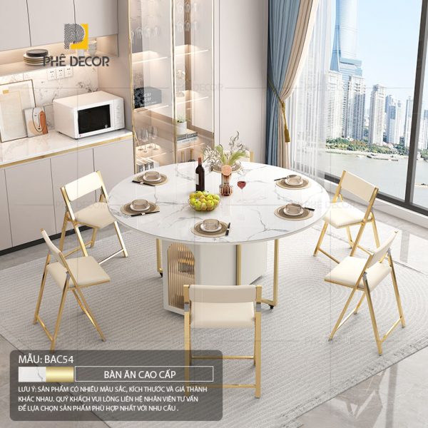 Bàn ăn gấp gọn thông minh Evelyn BAC54 - Ảnh 3
