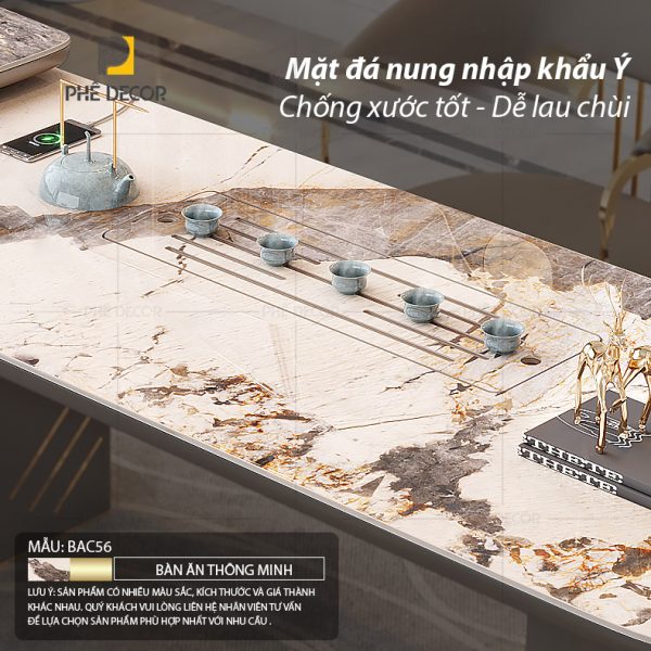 Bàn đảo bếp kết hợp bàn ăn Lenita BAC56 - Ảnh 5