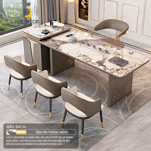 Bàn đảo bếp kết hợp bàn ăn Lenita BAC56 - Ảnh 11
