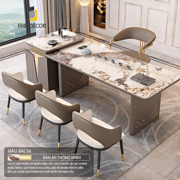 Bàn đảo bếp kết hợp bàn ăn Lenita BAC56 - Ảnh 9