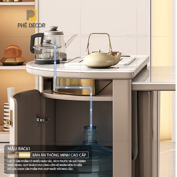 Bàn đảo bếp kết hợp bàn ănNatalia BAC61 - Ảnh 8