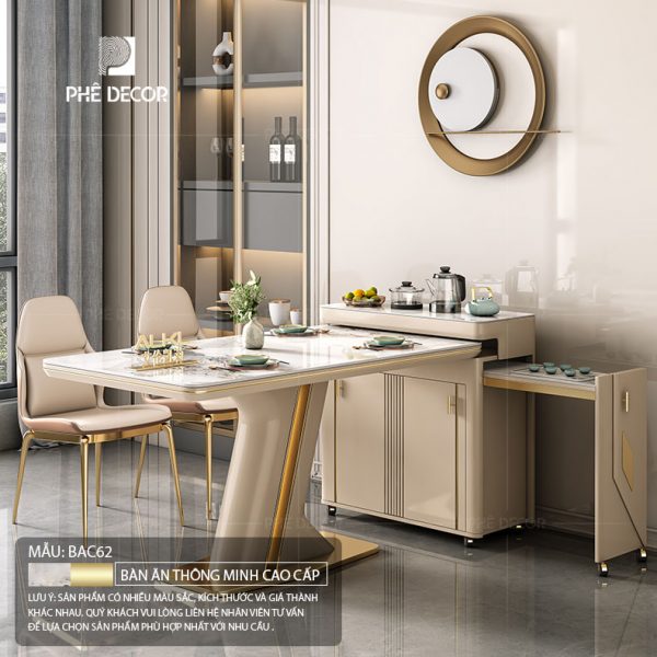 Bàn đảo bếp kết hợp bàn ăn Valerie BAC62 - Ảnh 2