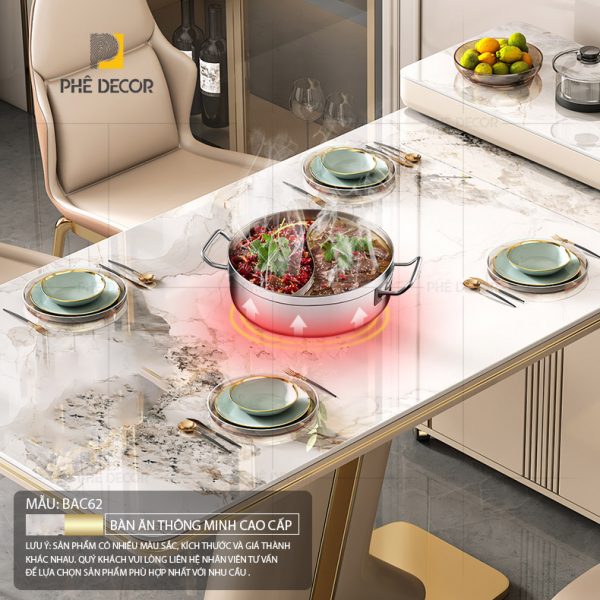 Bàn đảo bếp kết hợp bàn ăn Valerie BAC62 - Ảnh 12