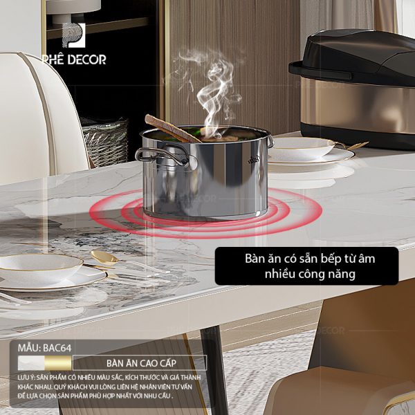 Bàn đảo bếp kết hợp bàn ăn Trudy BAC64 - Ảnh 8