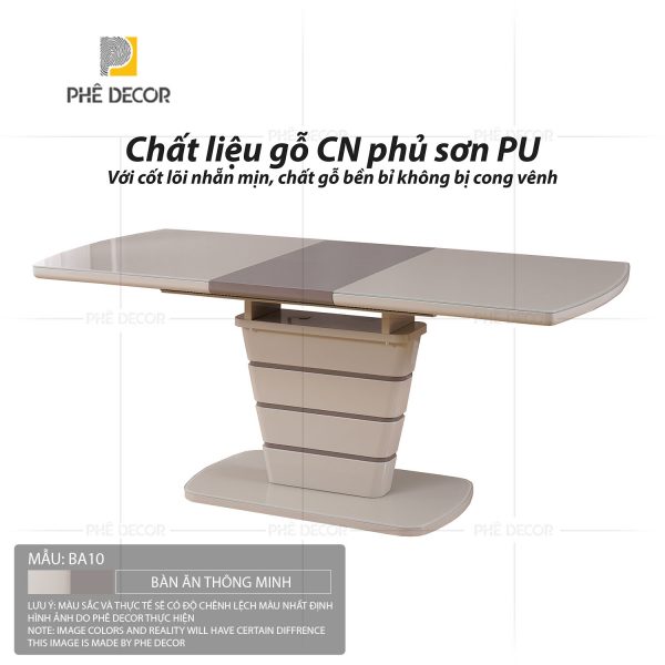 Bàn ăn kéo dài thông minh BA10 - Ảnh 10