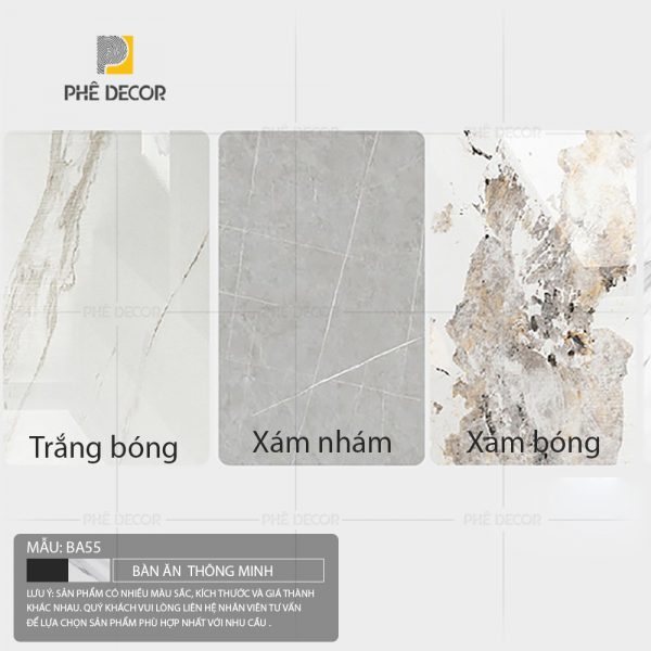 Bàn ăn kéo dài thông minh Yalina BA55 - Ảnh 5