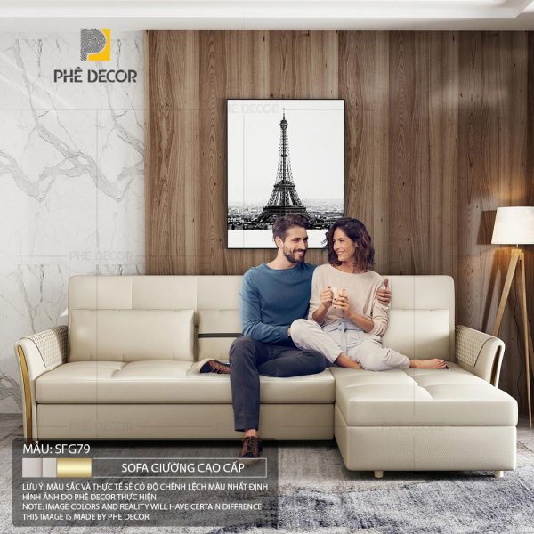 Sofa Giường Vải Chống Mèo Cào Loire SFG79 - Ảnh 11