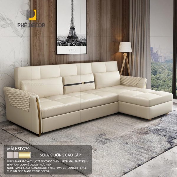 Sofa Giường Vải Chống Mèo Cào Loire SFG79 - Ảnh 8