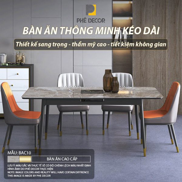 Bàn ăn kéo dài thông minh Razel BAC10 - Ảnh 3