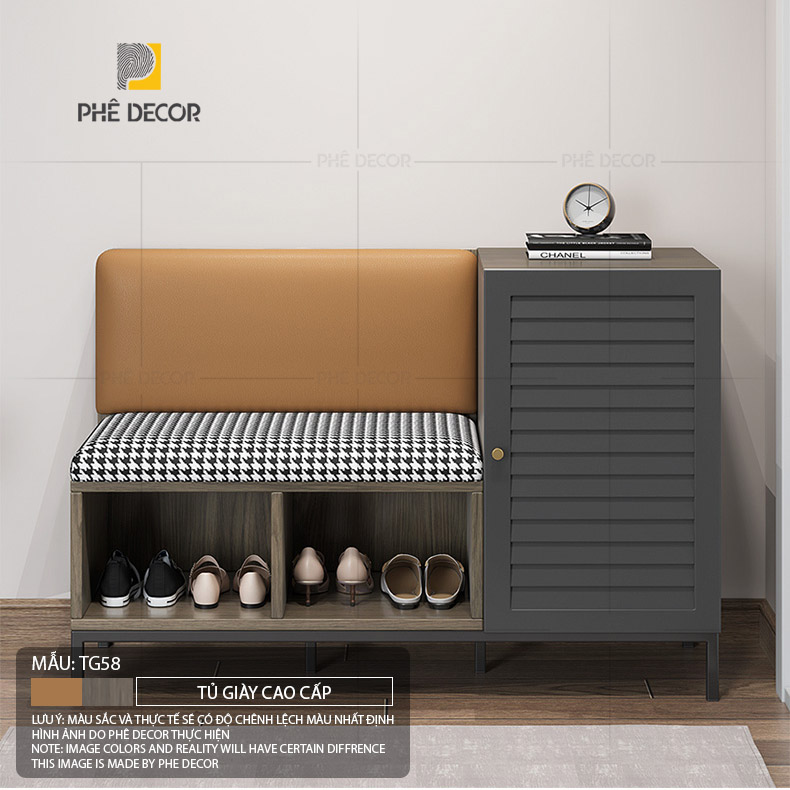Tủ giày là loại tủ được thiết kế chuyên dụng với các ngăn, kệ để cất giữ và bảo quản các loại giày dép