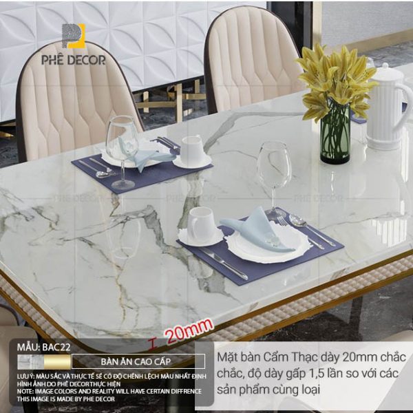 Xaya BAC22 - Bàn Ăn Cao Cấp - Ảnh 12