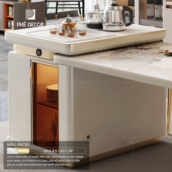 Bàn đảo bếp kết hợp bàn ăn Nina BAC65 - Ảnh 14
