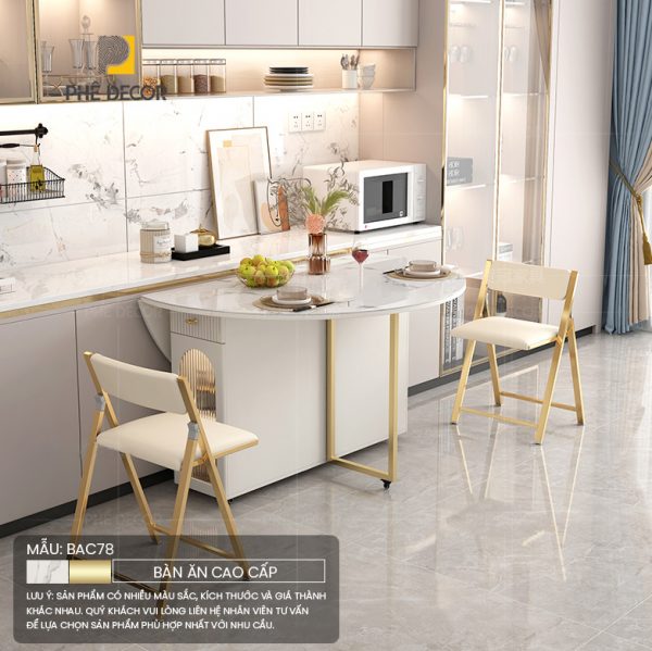 Bàn ăn gấp gọn thông minh Gronin BAC78 - Ảnh 11