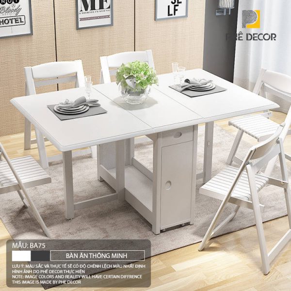 Bàn ăn gấp gọn thông minh Sevilla BA75