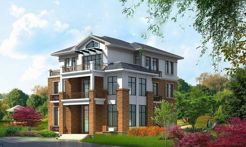 Mẫu biệt thự châu Âu hiện đại