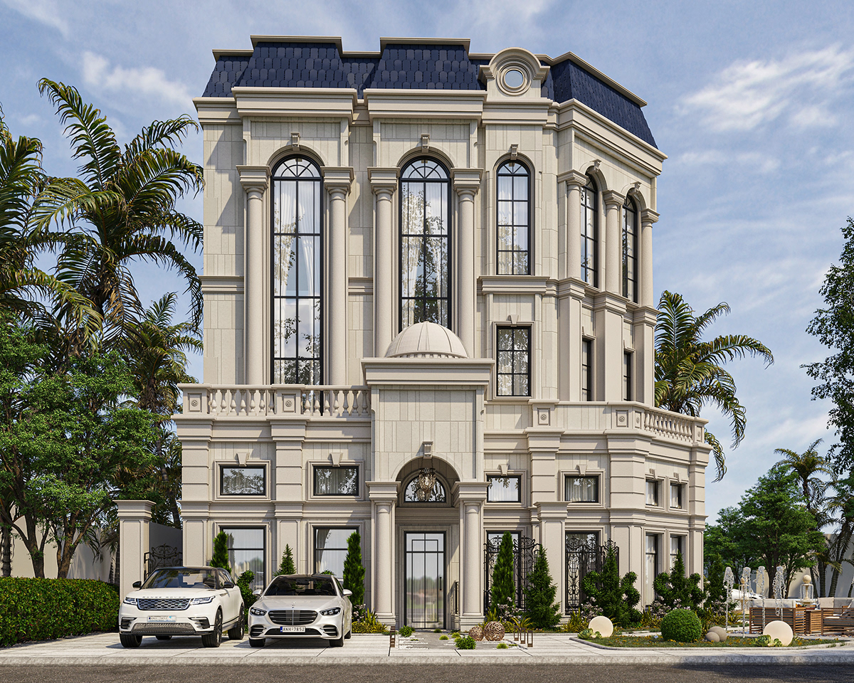 Đặc trưng của biệt thự 4 tầng phong cách Châu Âu