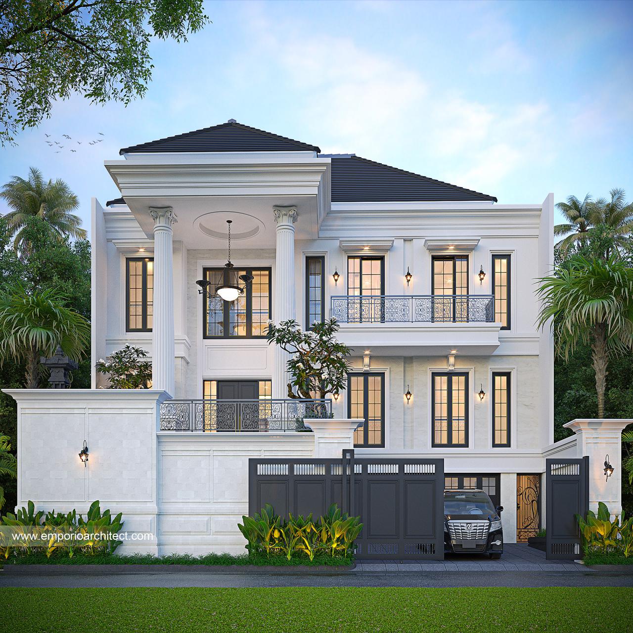 Mẫu mái Thái kết hợp sân vườn