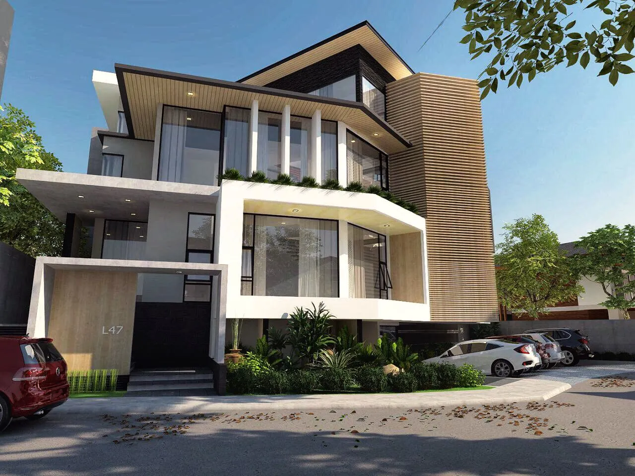 Lưu ý quan trọng khi thiết kế biệt thự hiện đại 4 tầng