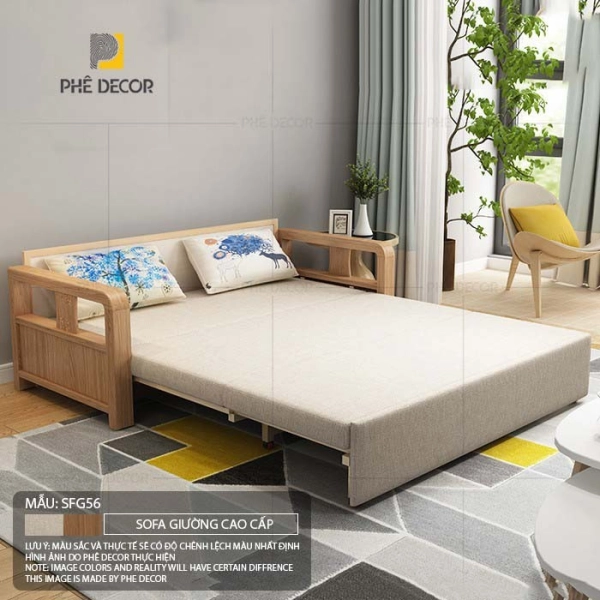 Báo giá sofa giường gỗ cao cấp phụ thuộc vào nhiều yếu tố then chốt, từ loại gỗ, thiết kế đến chất liệu bọc