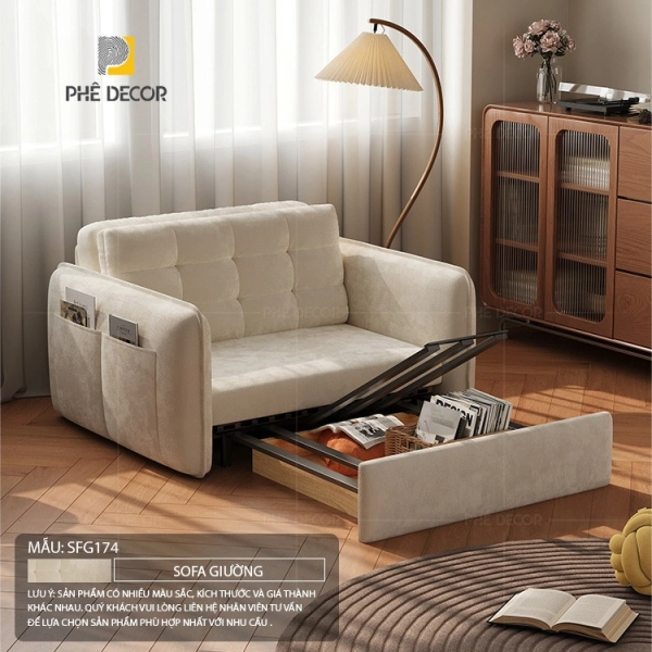 Tối ưu hóa không gian là lợi ích lớn nhất và là câu trả lời mạnh mẽ nhất cho câu hỏi có nên mua sofa giường không