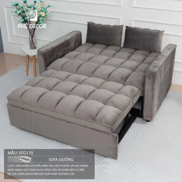 Ghế sofa kết hợp giường ngủ Ravenna SFG170 là minh chứng rõ ràng nhất cho thấy một sản phẩm giá cả phải chăng vẫn có thể đạt được chất lượng