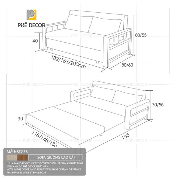 Sofa giường kéo Granada SFG56 - Ảnh 10