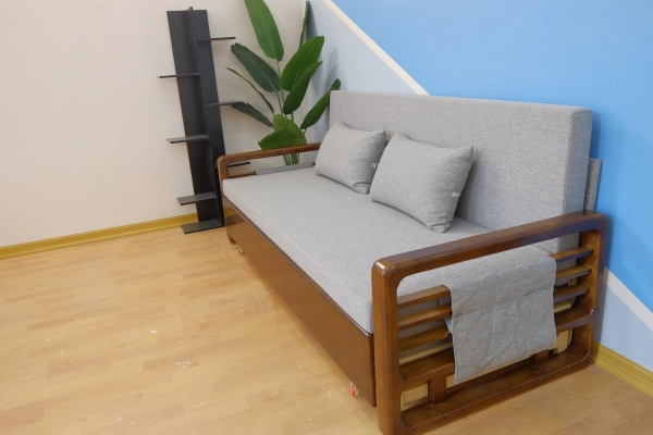 Hãy đo không chỉ kích thước vị trí đặt sofa, mà quan trọng hơn là kích thước khi nó mở ra thành giường và không gian lối đi còn lại