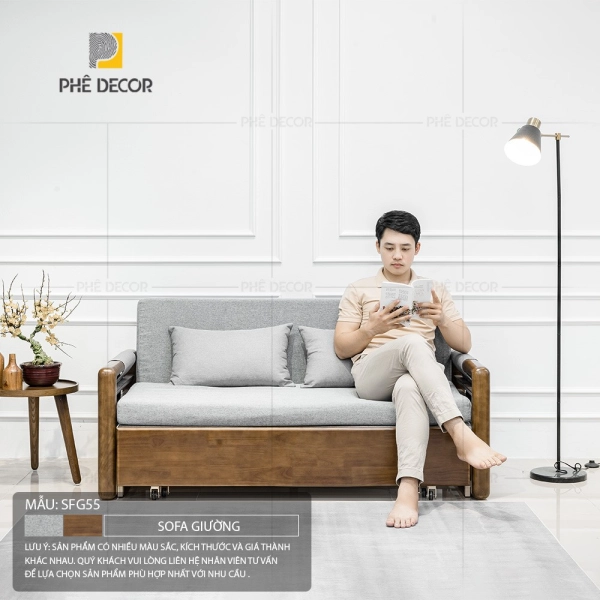 SFG55 là minh chứng cho việc nội thất thông minh không cần phải hy sinh tính thẩm mỹ