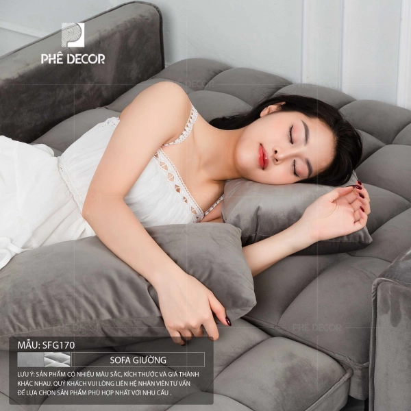 Sofa Giường SFG170 - Ưu Tiên Sự Thoải Mái Khi Ngủ