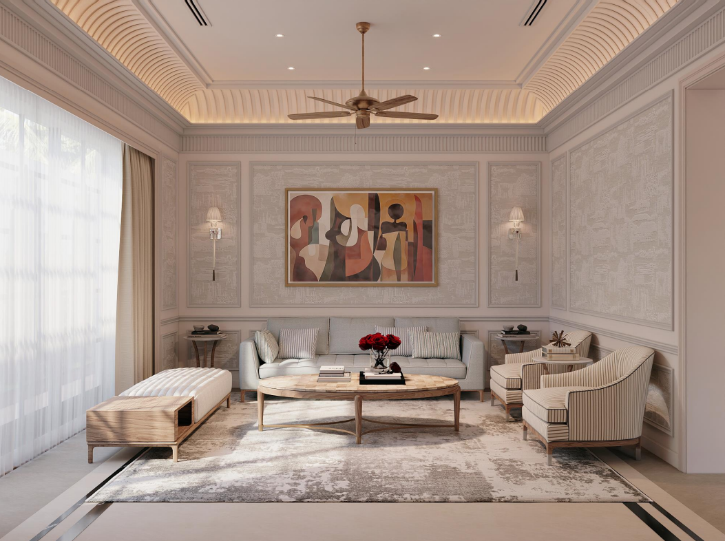 Thiết kế biệt thự 3 tầng phong cách Tân cổ điển