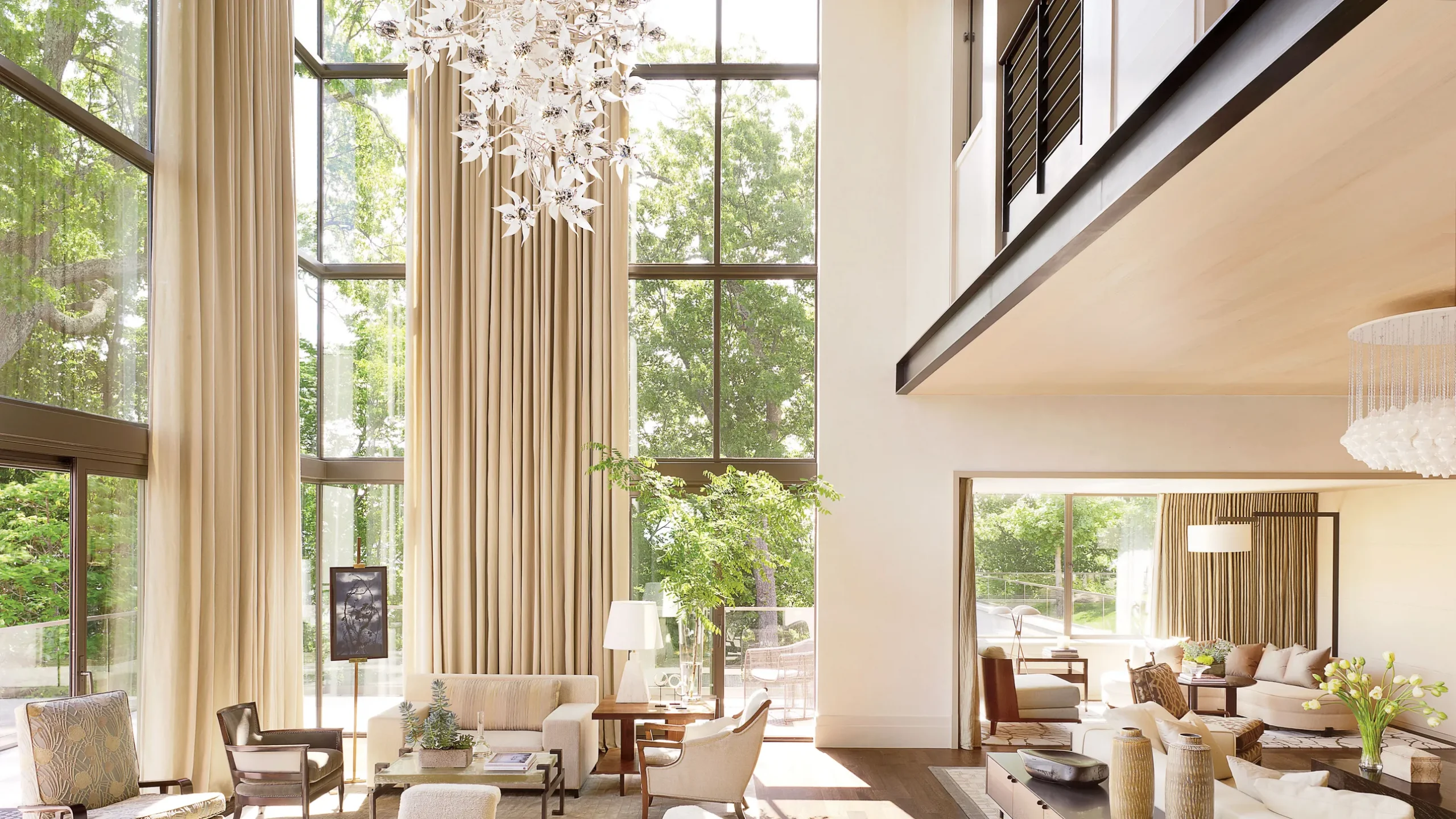 Rèm thông tầng tân cổ điển – luxury