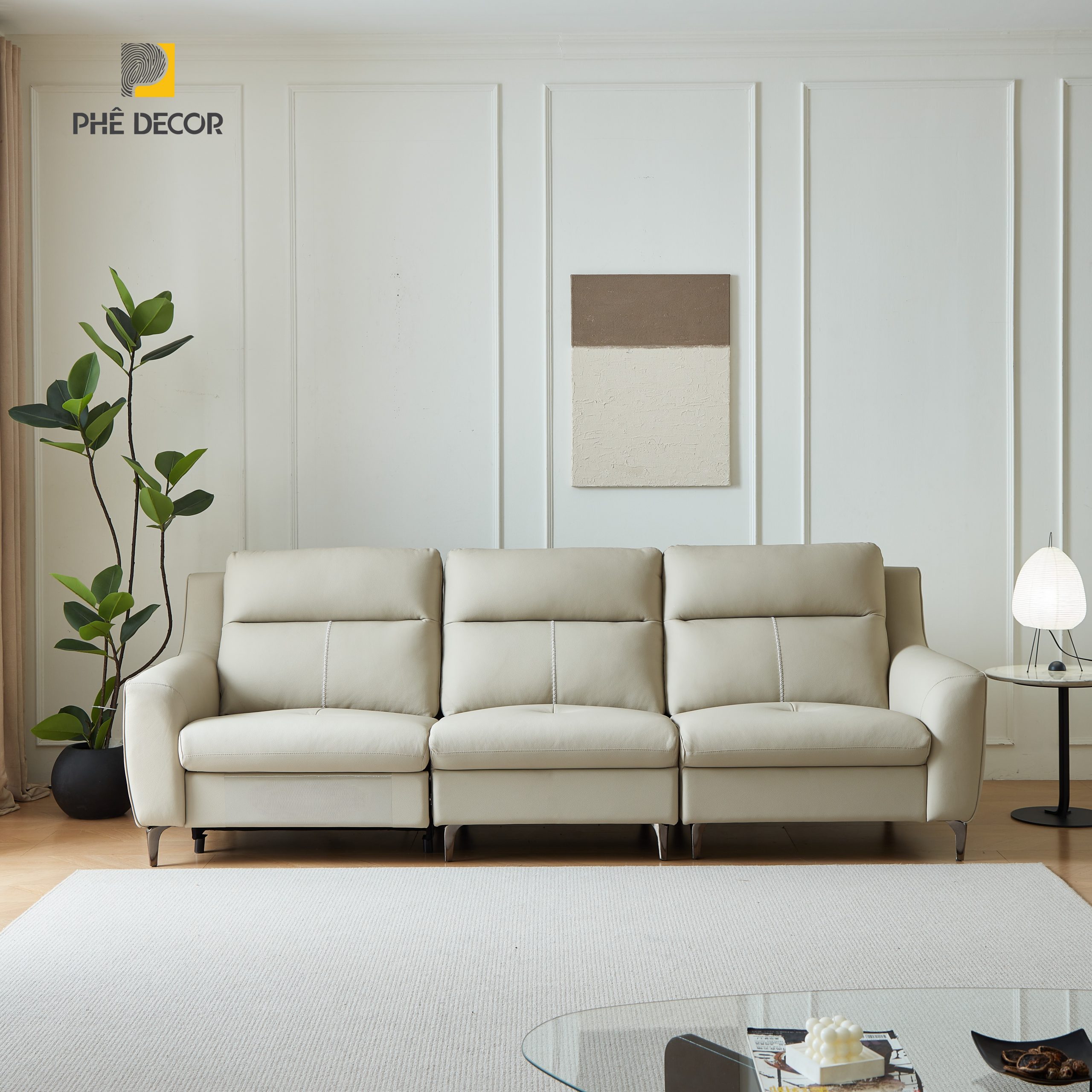 Sofa chỉnh điện (hay sofa motor, power recliner sofa) là loại sofa cao cấp được tích hợp động cơ điện