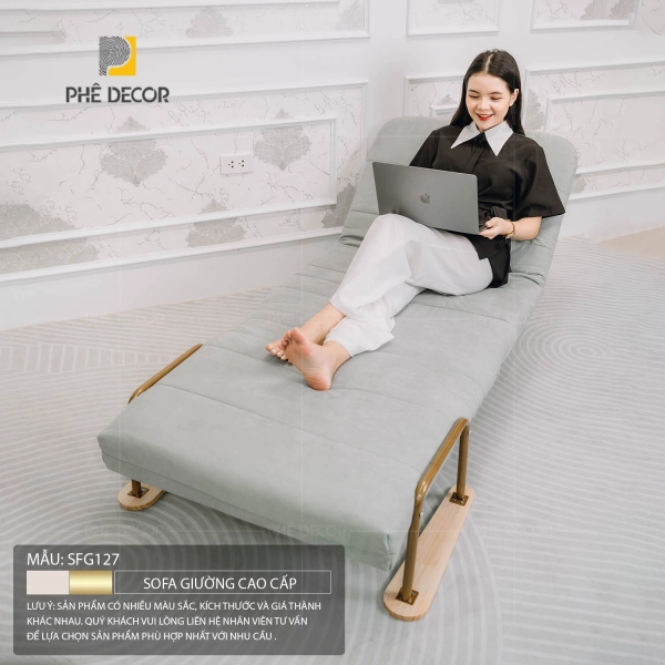 Mẫu sofa giường 1m2 này là sự cân bằng hoàn hảo giữa công năng và thẩm mỹ