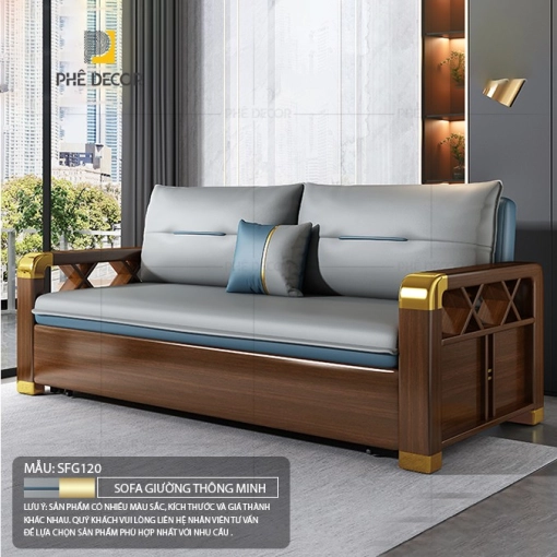Sự kết hợp giữa khung gỗ vững chãi và lớp đệm nỉ êm ái tạo nên một tổng thể vừa ấm cúng, vừa đẳng cấp