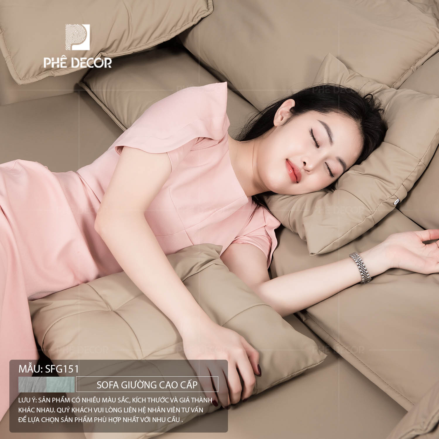 Mẫu sofa giường da nỉ Mumin SFG151 được thiết kế với một mục tiêu duy nhất: mang lại sự thoải mái tối đa