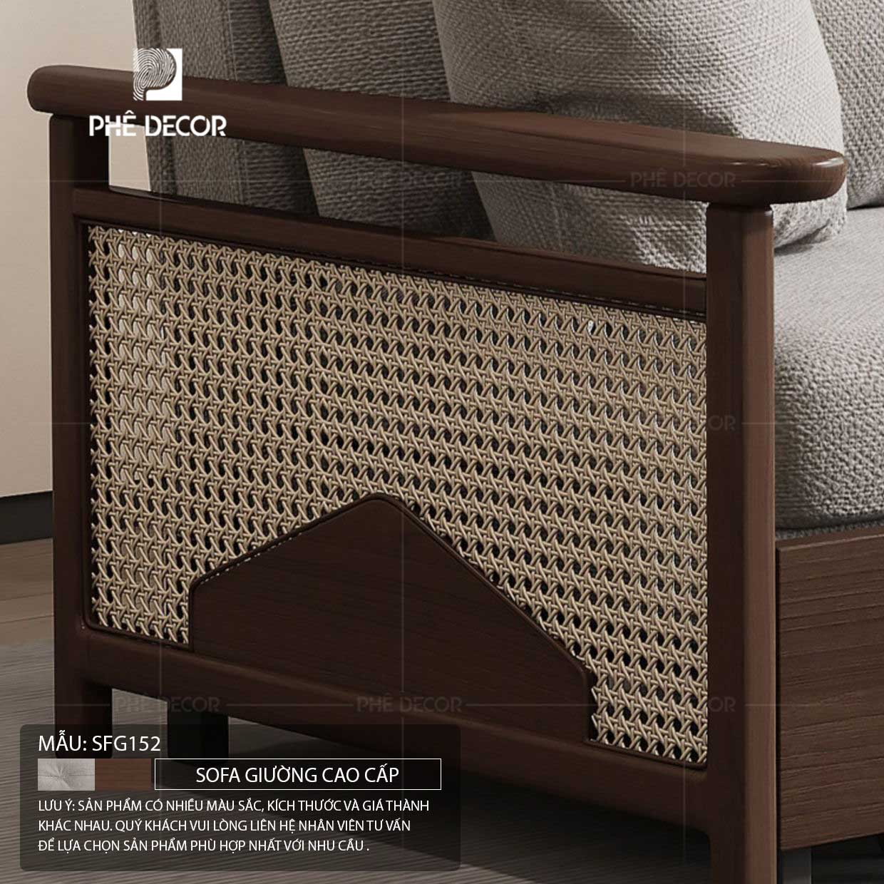 Sofa giường gỗ là lựa chọn lý tưởng cho những ai yêu thích vẻ đẹp tự nhiên