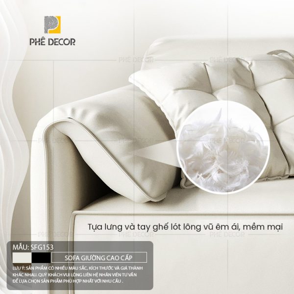 Sofa Giường Tự Động Elizabeth SFG153 - Ảnh 9
