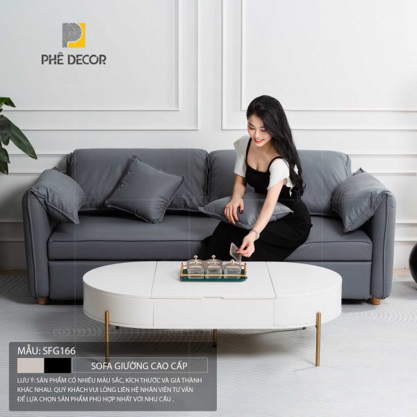 Sofa Giường Gỗ SFG166 - Ảnh 5