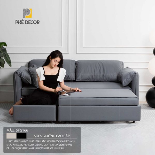 Sofa Giường Gỗ SFG166 - Ảnh 2