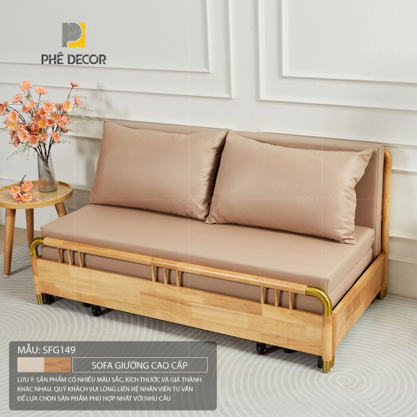 Việc xác định rõ không gian đặt sofa và mục đích sử dụng là bước đầu tiên và quan trọng nhất để chọn được sofa giường gỗ ưng ý