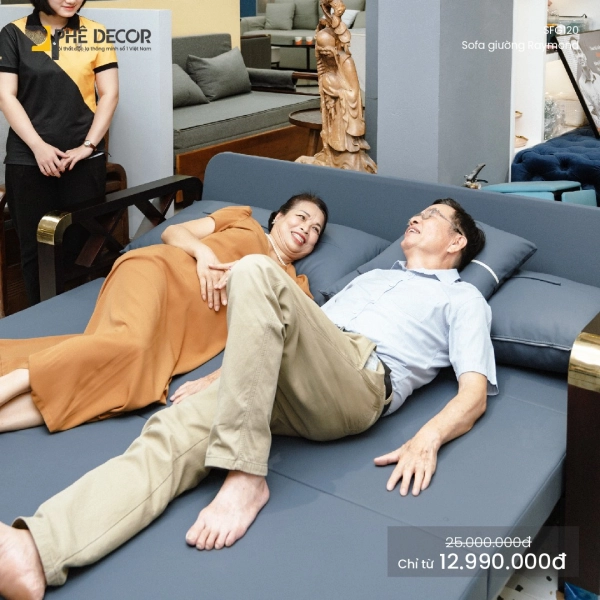Với kinh nghiệm là thương hiệu nội thất thông minh số 1 Việt Nam, Phê luxury là địa chỉ đáng tin cậy cung cấp các sản phẩm sofa giường cho nhà nhỏ
