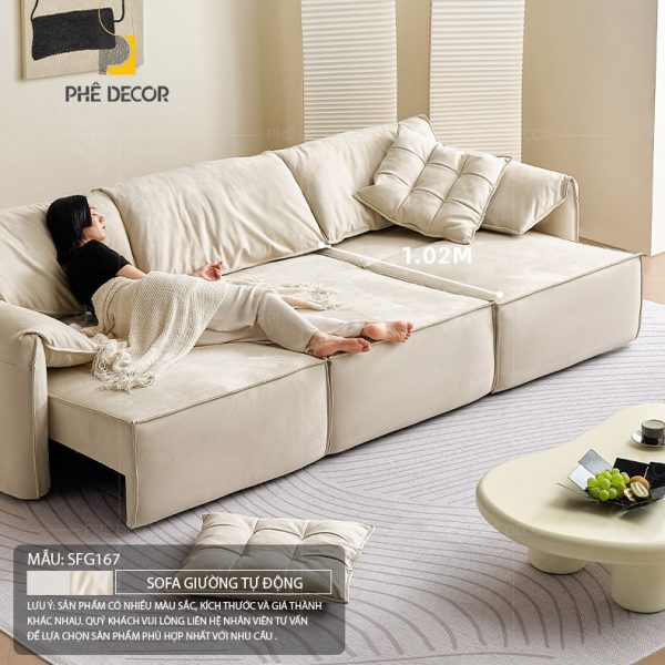 Sofa giường tự động Roma SFG167 - Ảnh 8